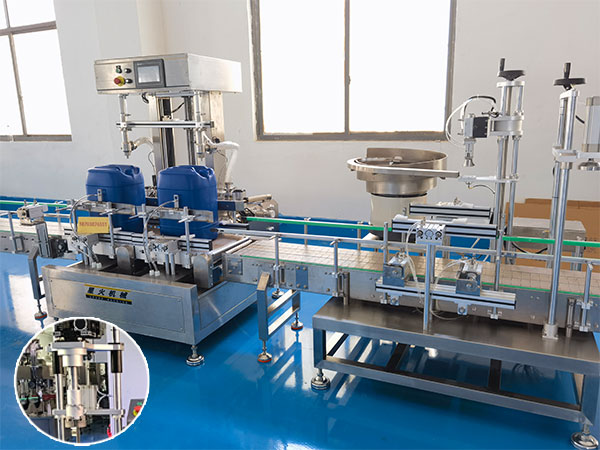 自动上盖旋盖机